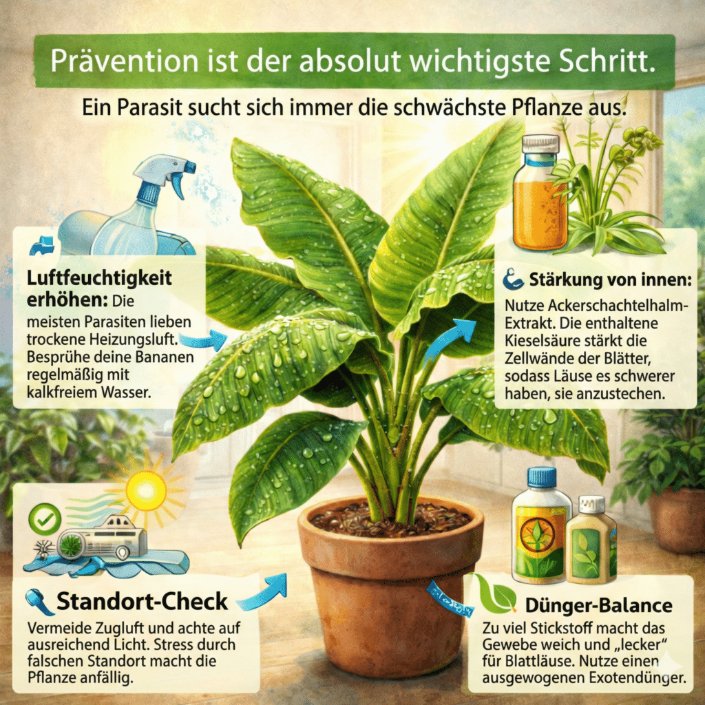 Blautläuse und andere Parasiten effektive Prävention vor Befall durch Blattläuse