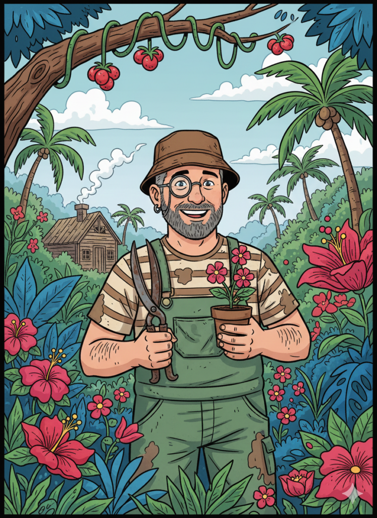 Über mich: Der Kopf hinter „Exoten im Garten“ Über mich: Der Kopf hinter „Exoten im Garten“